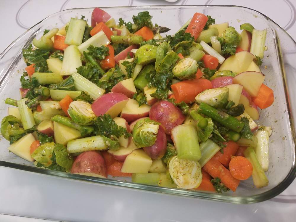 Eat naturally with tasty roasted veggies~